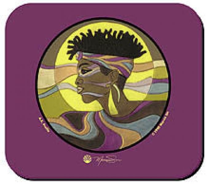 A K Profile Black Art Mouse Pad